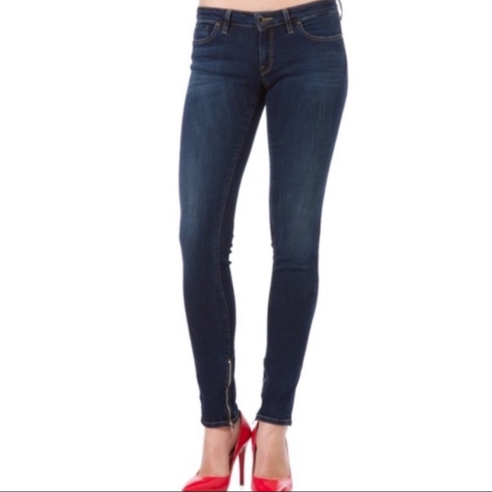 Miss Sixty J Lot Dark Wash Zip Ankle Jeans